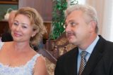 Nikolaj Šapošnikov s manželkou Elenou