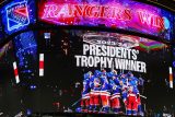Hokejisté New York Rangers porazili v pondělním utkání NHL doma Ottawu 4:0 a získali Presidents’ Trophy pro nejlepší tým základní části