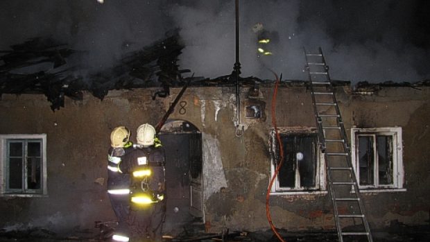 Tragický požár rodinného domu ve Vítkově