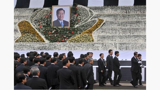 Pohřeb jihokorejského exprezidenta Kim Te-džunga