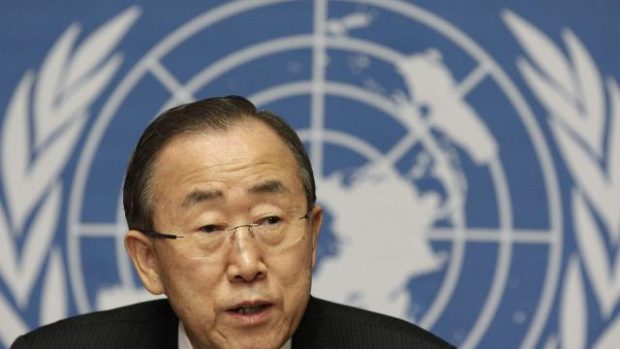 Generální tajemník OSN Pan Ki-mun komentuje situaci v Sýrii