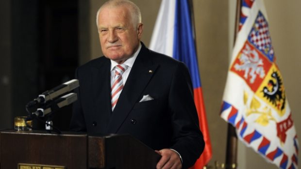 Prezident Václav Klaus přednesl svůj poslední projev v úřadu hlavy státu