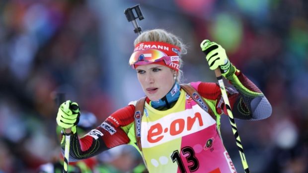 Biatlonistka Gabriela Soukalová uhájila žlutý dres i po vytrvalostním závodu SP v Ruhpoldingu