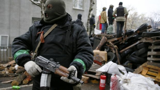 Ozbrojení separatisté ve Slavjansku