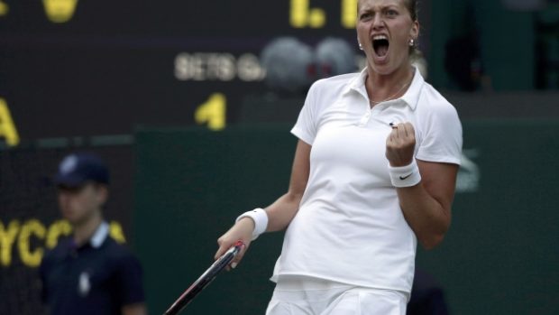 Tenistka Petra Kvitová postoupila do semifinále Wimbledonu