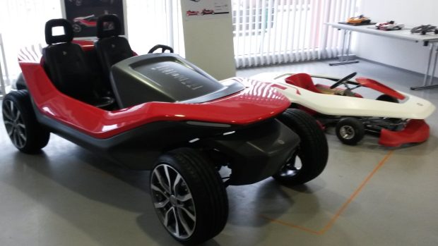 Elektromobil, který navrhli a vyrobili studenti Západočeské univerzity v Plzni