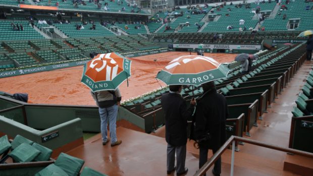 French Open se potýká se špatným počasím