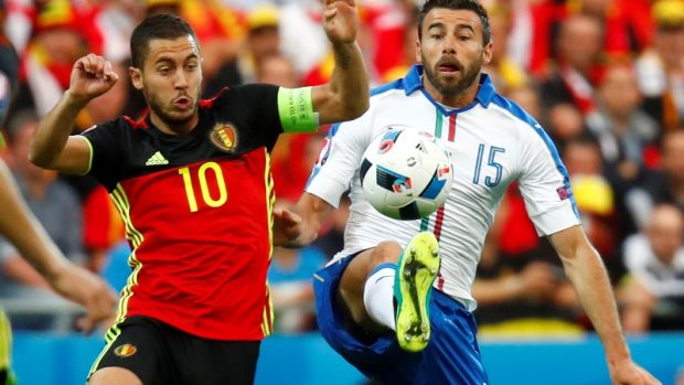 Pondělní program uzavírá zápas Itálie s Belgií