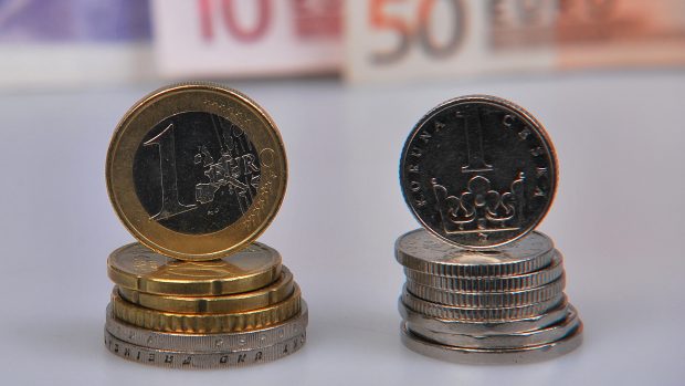Euro a koruna
