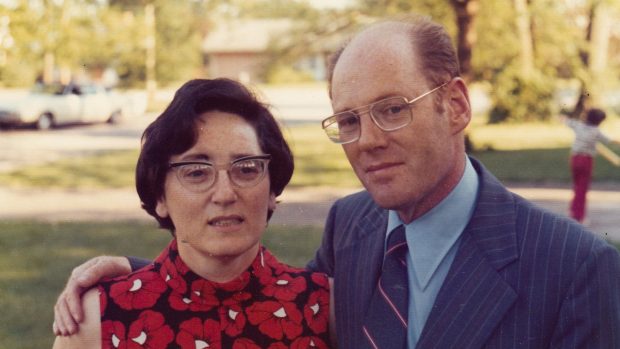 Jan Roček a jeho žena Eva v roce 1973
