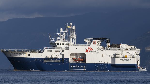 Humanitární loď Geo Barents