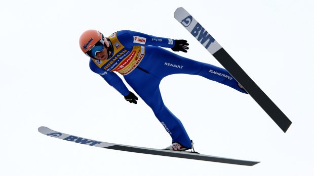 Polský skokan na lyžích Dawid Kubacki