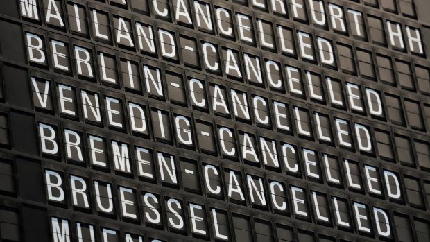 Kvůli stávce pozemního personálu společnosti Lufthansa byla zrušena řada letů