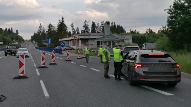 Kontrola na hranicích Česka a Slovenska