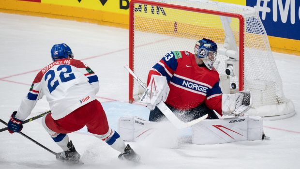 Čeští hokejisté srovnali utkání s Norskem na 3:3