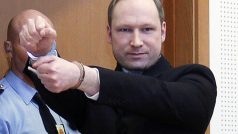 Anders Breivik u soudu v norském Oslu