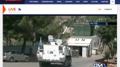 Web nové izraelské satelitní televize i24 News