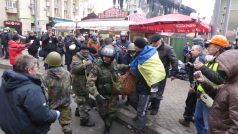 Pouliční boje v Kyjevě
