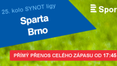Fotbalová liga: Sparta - Brno