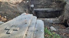 Nalezené hroby v parku Budyšínská