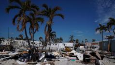 Irma po sobě na Floridě zanechala mnoho zničených domů