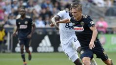 Český záložník Bořek Dočkal v dresu týmu MLS Philadelphia Union