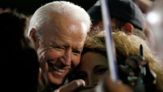 Joe Biden během mítinku v Columbii v Jižní Karolíně