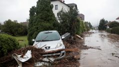 Slovinsko se potýká se silnými již několik dní, na některých místech způsobují záplavy