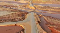 záplavy v Libyji