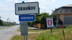 Vjezd do obce Drahňov