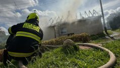 Zásah hasičů v Olomouckém kraji po explozi domu