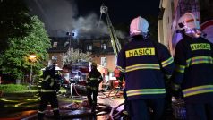 Požár alzheimer centra v Roztokách u Prahy