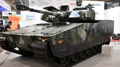 Bojové vozidlo CV90 od švédské firmy BAE Systems Hägglunds. Takových bude mít v roce 2030 česká armáda 246