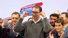 Aleksandar Vučić byl tváří široké vládní koalice, která vyhrála bleskové volby v Srbsku