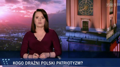 Moderátorka Zpráv Polské televize Danuta Holecká a titulek Koho dráždí polský patriotismus?