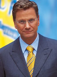 Předseda německých liberálů Guido Westerwelle