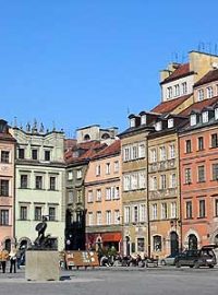 Varšava - historické náměstí