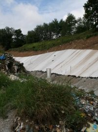 Rozšířená skládka tuhého komunálního odpadu v Pinskrově Dvoře