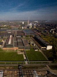 Areál společnosti ArcelorMittal Ostrava