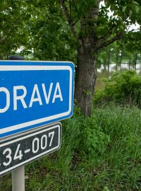 Rozvodněná řeka Morava