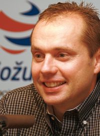 Trenér Jan Svoboda při rozhovoru o úspěchu české volejbalové reprezentace na MS v Itálii