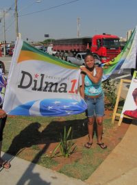Kandidátka brazilské Dělnické strany (PT) Dilma Rousseffová počítá hlavně s hlasy chudých