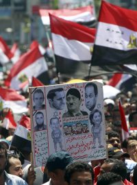 Protesty v Egyptu.