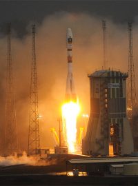 Start rakety Sojuz VS01