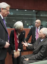 Summit ministrů financí eurozóny v Bruselu
