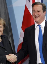Angela Merkelová a David Cameron