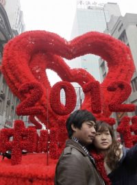 Svatý Valentýn; srdce; láska; vztahy; Čína