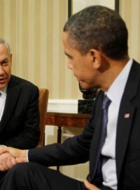 Americký prezident Barack Obama se sešel v Bílem domě s izraelským premiérem Benjaminem Netanjahuem