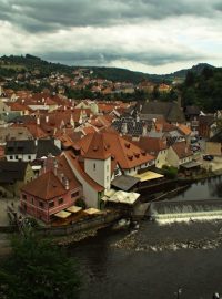 Český Krumlov (pohled ze zámku)