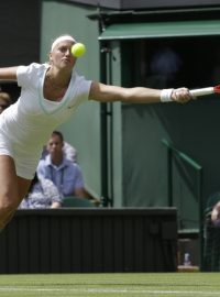 Petra Kvitová v 1. kole Wimbledonu proti Amanmuradovové z Uzbekistánu